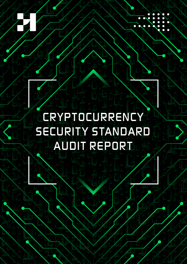 CCSS Cryptocurrency Security Standart Audit Report