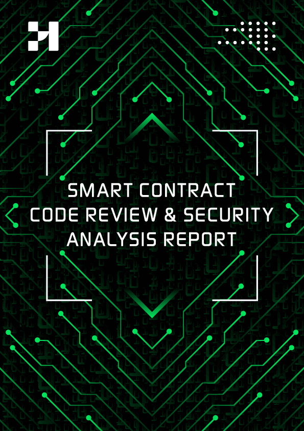 Solidity Smart Contract Code Review and Security Analysis Report